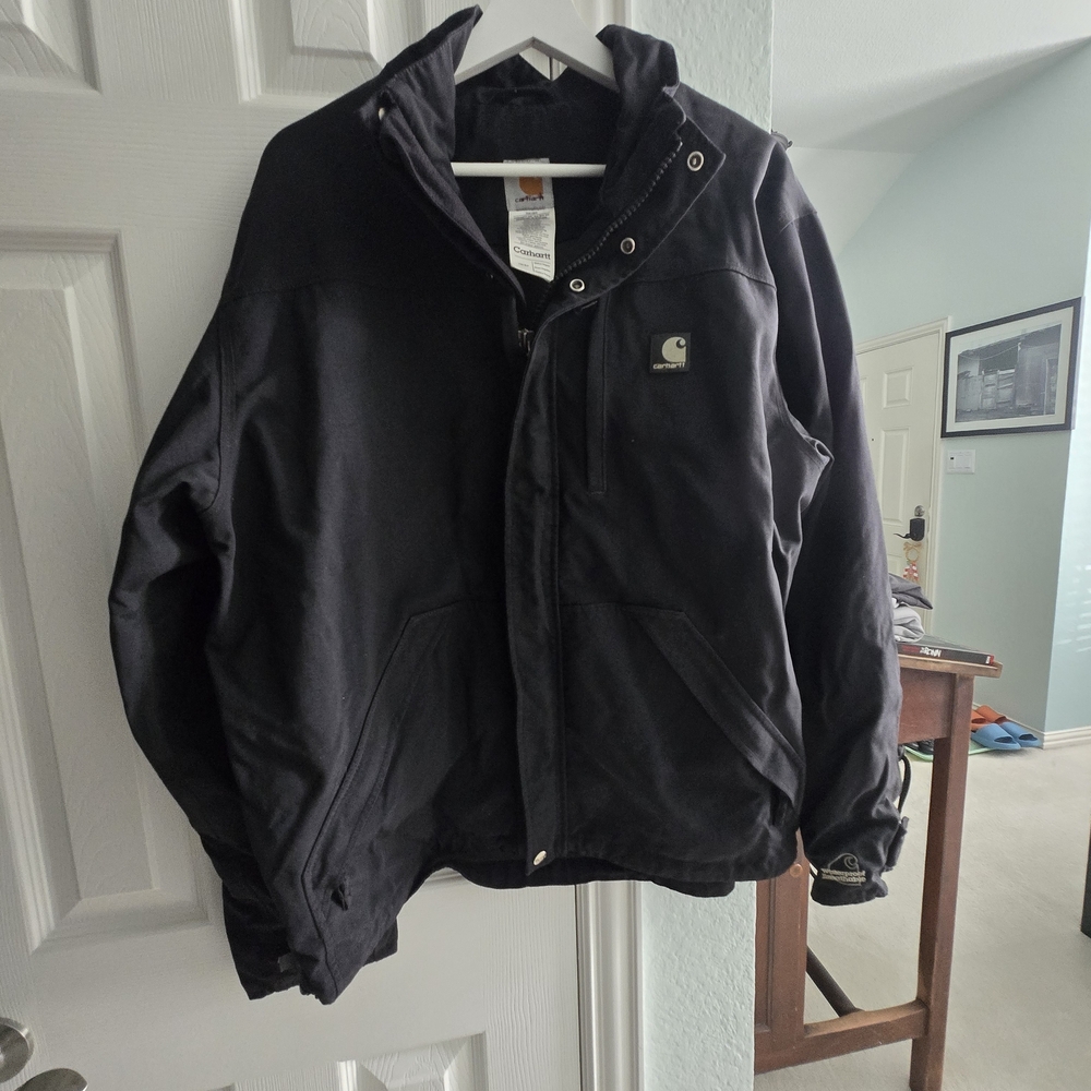Carhartt Black Weatherproof Jacket J162